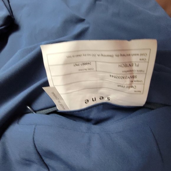 Sene Mens 44X33 Soho Flex Dress Pants Slacks Golf Suit Sport Tech Stretch Blue - Picture 3 of 3